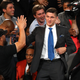Grayson Allen walks to the stage from the crowd after being drafted 21st overall by the Utah Jazz during the 2018 NBA Draft at the Barclays Center on June 21, 2018, in Brooklyn, N.Y.